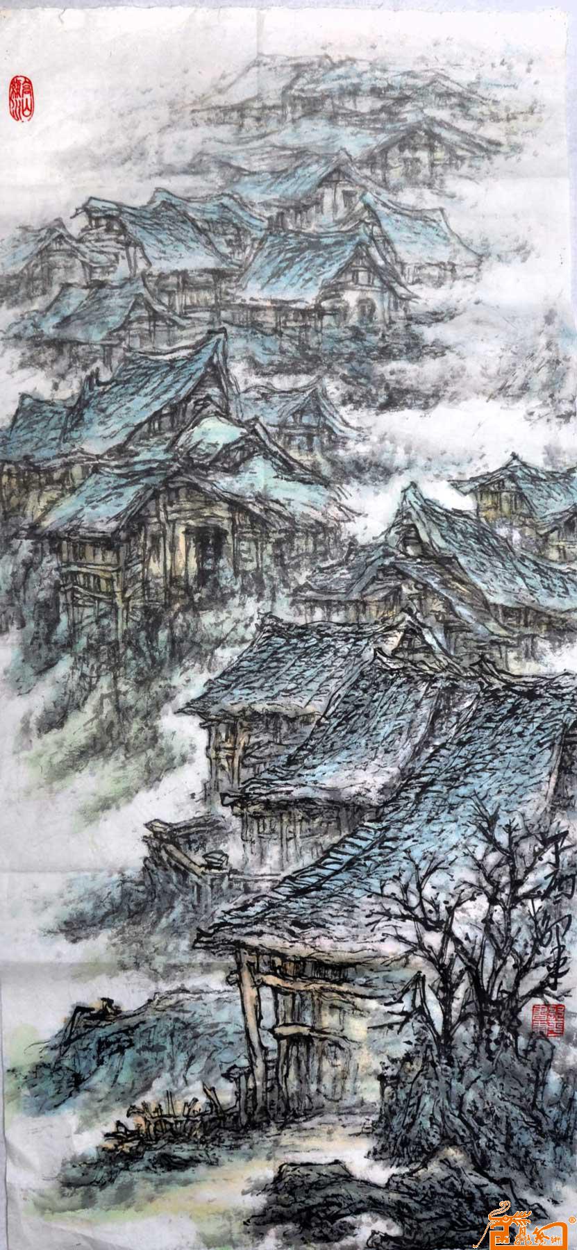 邹平作品10-《山水》